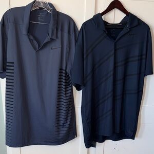 Nike GOLF Dri-Fit VAPOR Print Size XL Polo Shirt Set